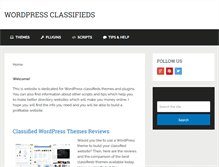 Tablet Screenshot of bestwordpressclassifieds.com